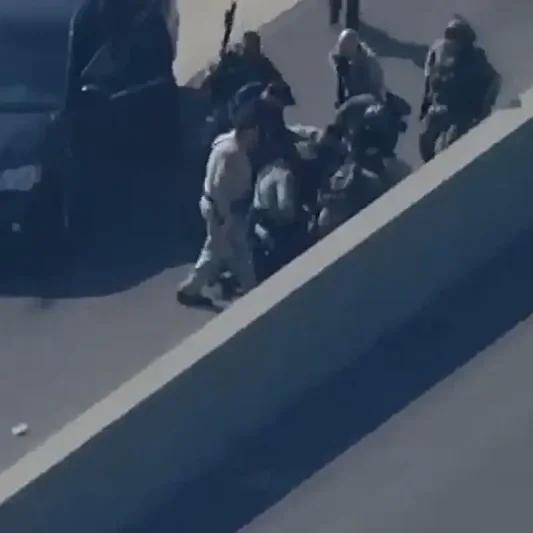 Otoyolda Yoğun Güvenlik Önlemleri ve Trafik Aksaması