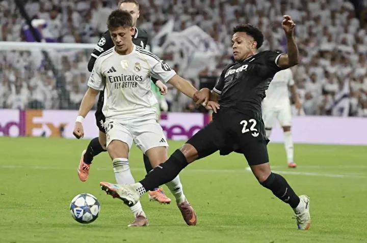 Real Madrid ve Juventus Maçında Arda Güler'in Dikkat Çekici Anları