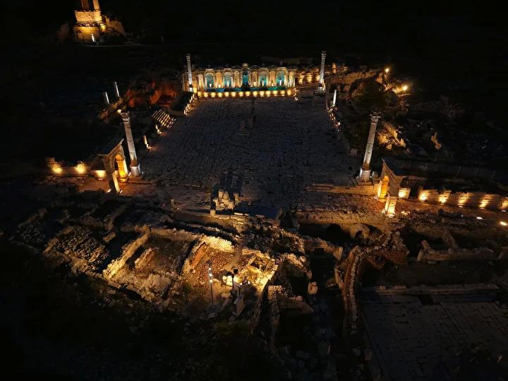 Sagalassos Antik Kenti'nde Gece Müzeciliği ve Aydınlatma Projeleri Gün Sayıyor
