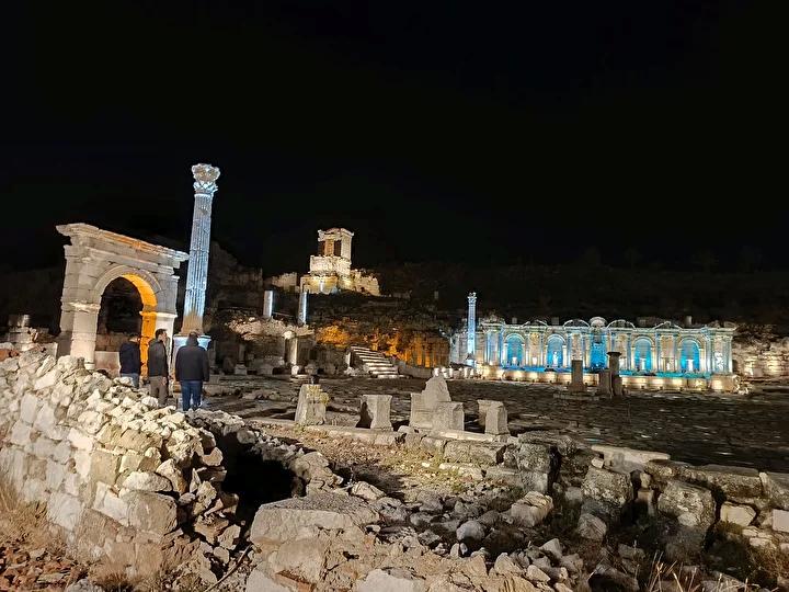 Sagalassos Antik Kenti'nde Gece Müzeciliği ve Aydınlatma Projeleri Gün Sayıyor