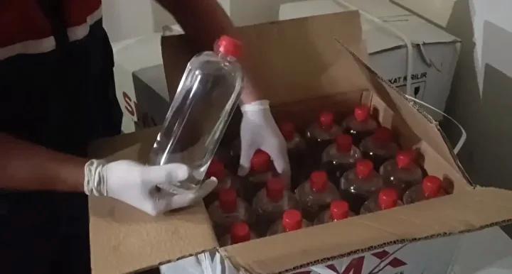 Samsun'da Kaçak Alkol Operasyonu: 620 Litre Ele Geçirildi