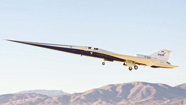 Sessiz Süpersonik Uçuşlar İçin Yeni Nesil Proje ve X-59 Uçağı
