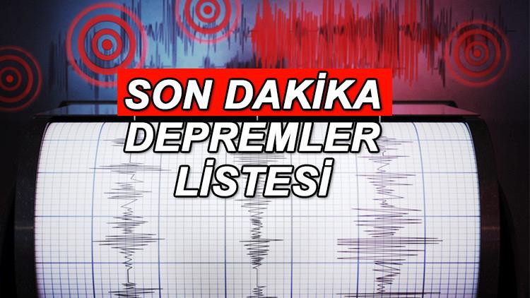 En Güncel Deprem Listeleri ve Detaylar