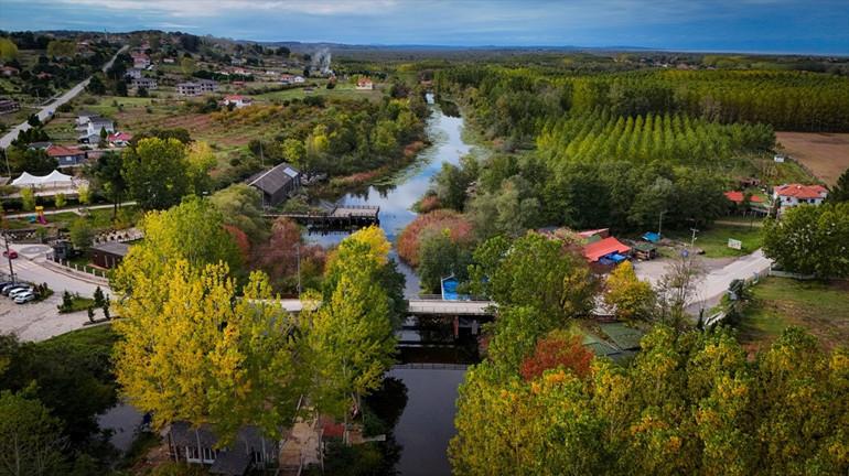 Sonbahar Renkleriyle Acarlar Longozu ve Büyük Melen Çayı Kaynağında Doğa Manzaraları