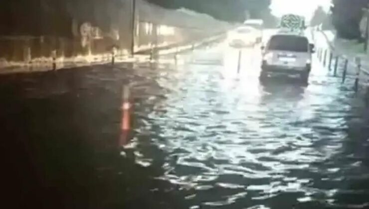 Tekirdağ’da Aniden Şiddetli Yağmur Etkili Oldu