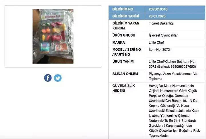 Ticaret Bakanlığı Güvensiz Ürünler Listesini Güncelledi: Bebek Çantası Toplatıldı