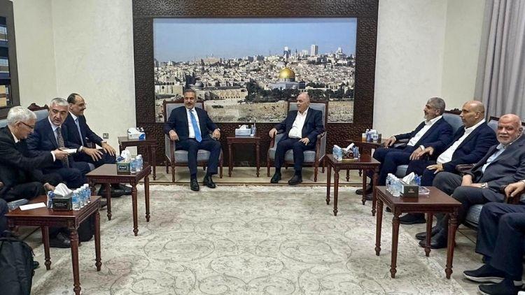 Türkiye ve Hamas Yetkilileri Ortak Değerlendirmelerde Bulundu