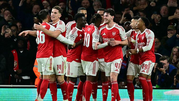 UEFA Şampiyonlar Ligi’nde Arsenal Farklı Galip Geldi