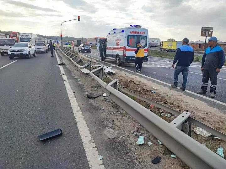 Veliköy Kavşağında Trajedi: Kamyonet Kontrolden Çıkarak Sürücünün Ayağını Kopardı