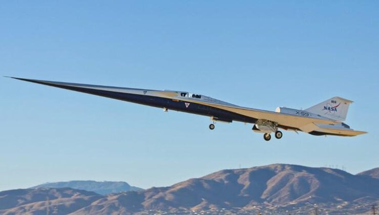 X-59 Sessiz Süpersonik Uçuş Testleri Başarıyla Tamamlandı