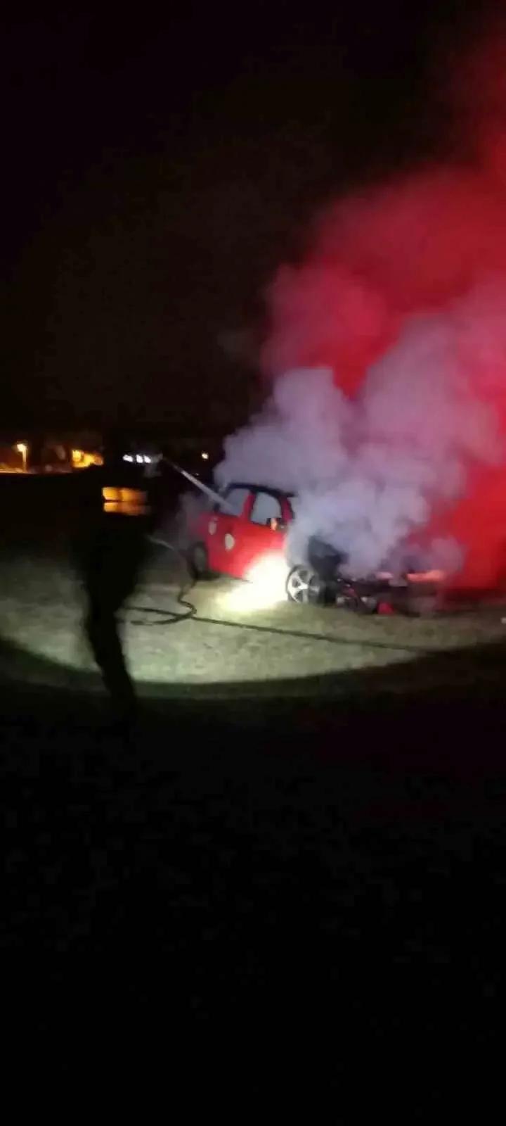 Yandıktan Sonra Araba Kapanışını Sağlayan Güçlü Müdahale