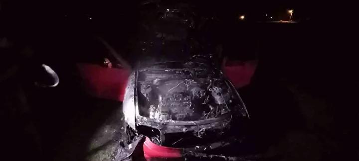 Yandıktan Sonra Araba Kapanışını Sağlayan Güçlü Müdahale