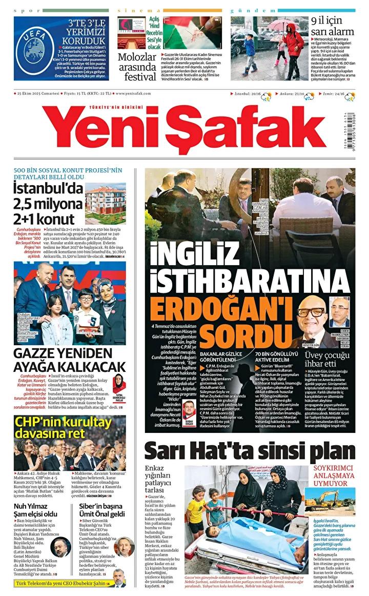YENİ ŞAFAK HABERLERİ: Sosyal Konutlar, Uluslararası İstihbarat ve Galatasaray'ın Hedefleri 1 Galatasaray’da Hedefler Yüksek