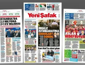 YENİ ŞAFAK HABERLERİ: Sosyal Konutlar, Uluslararası İstihbarat ve Galatasaray’ın Hedefleri