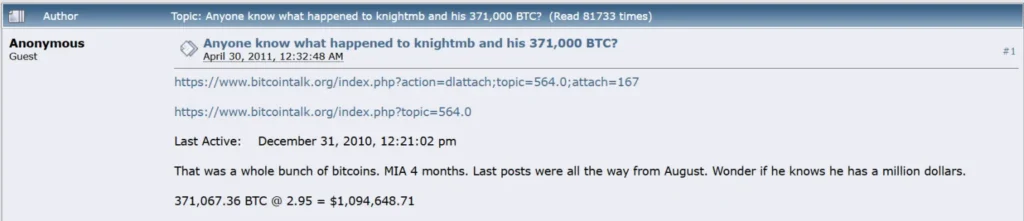 KnightMB Kimdir 371000 Bitcoin Biriktiren Milyarder Oncunun Yukselisi ve Dususu KnightMB Kimdir 371000 Bitcoin Biriktiren Milyarder Oncunun Yukselisi ve Dususu