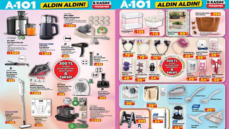 A101 6 Kasım Aktüel Kampanyası ve Öne Çıkan Ürünler