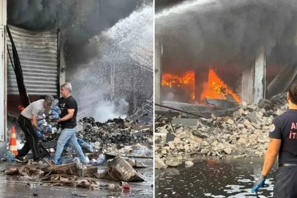 Adana’da Hırdavat Dükkanında Yangın Paniği Yaşandı