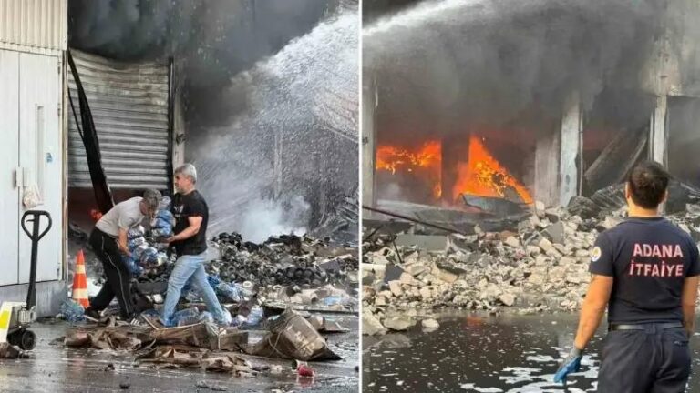 Adana8217da Hirdavat Dukkaninda Yangin Panigi Yasandi