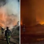 Aksu8217daki Meyve ve Sebze Paketleme Fabrikasinda Korkutan Yangin Gelismesi