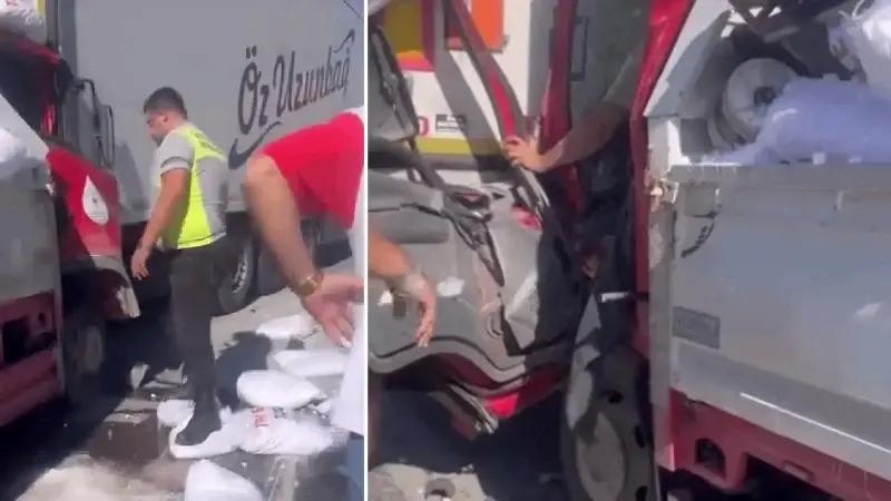 Antalya’da Trafik Kazası: Kamyonet ve Tır Çarpıştı, Yaralılar Kurtarıldı