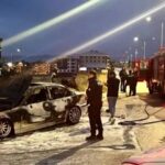 Basbaglar Mahallesi8217nde Otomobil Yangini Ani ve Detaylar