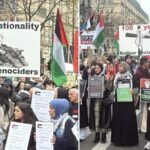 Berlinde Filistin Dayanismasi ve Siyonist Somurgecilik Protestosu