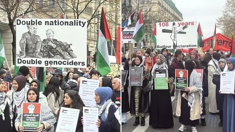 Berlin’de Filistin Dayanışması ve Siyonist Sömürgecilik Protestosu