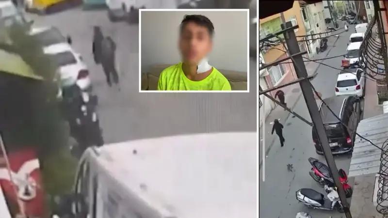 Beyoglu8217nda Okul Onunde Cikan Kavgada Bicakli Saldiri Olayi