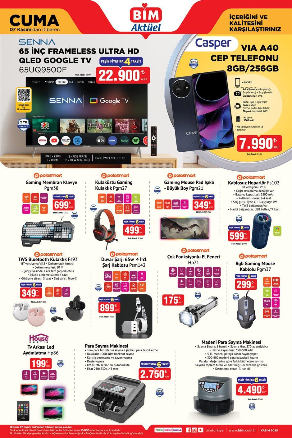 Bim Kasım 2025 Aktüel Ürünler ve Kampanya Detayları