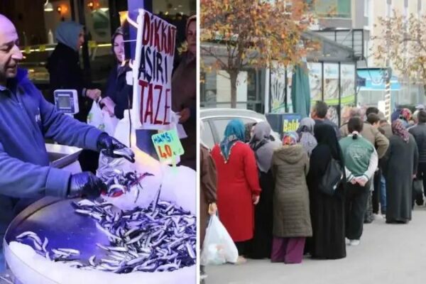 Çorum’da Ucuz Hamsi Satışları Vatandaşları Memnun Etti