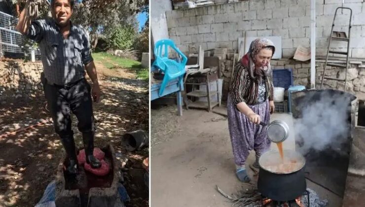 Dağeymiri Mahallesi’nde Geleneksel Nar Ekşisi Üretimi Sürüyor