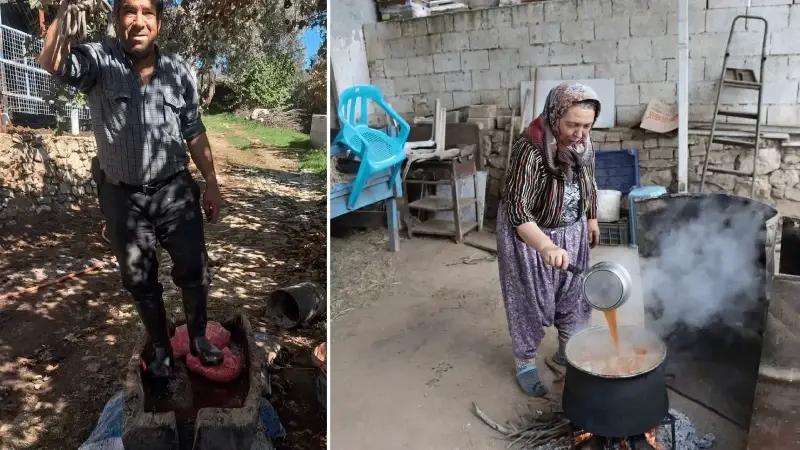 Dağeymiri Mahallesi’nde Geleneksel Nar Ekşisi Üretimi Sürüyor