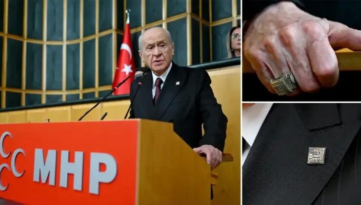Devlet Bahçeli’nin Sembol ve Takılarıyla Dikkat Çeken Görüntüsü
