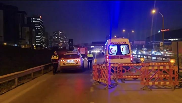 Goztepe Koprusunde Trafik Kazasi ve Calisma Sonrasi Guvenlik Problemi Kazaya Mudahale