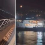 Istanbul Bogazinda Deniz Kazasi Vapurun Aglara Takilmasi