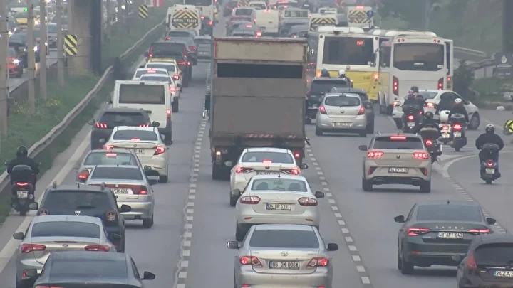 Avrupa Yakası'nda Trafik Durumu