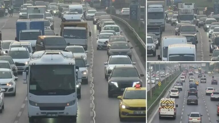 Istanbul8217da Pazartesi Sabahi Trafik Yogunlugu ve Guncel Durum