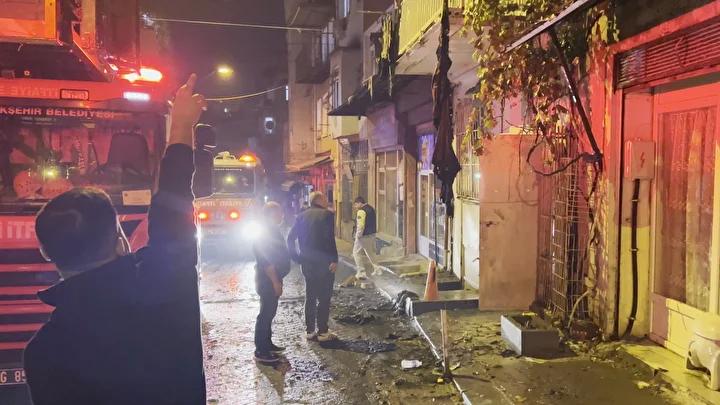 İtfaiye ve Polisin Havai Fişek Sebepli Yangınla Mücadelesi