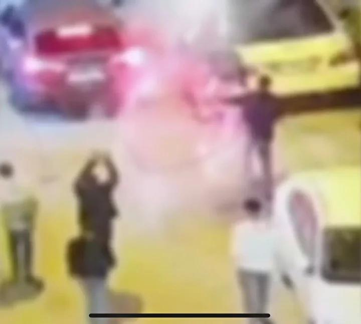 İtfaiye ve Polisin Havai Fişek Sebepli Yangınla Mücadelesi