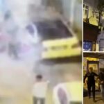 Itfaiye ve Polisin Havai Fisek Sebepli Yanginla Mucadelesi