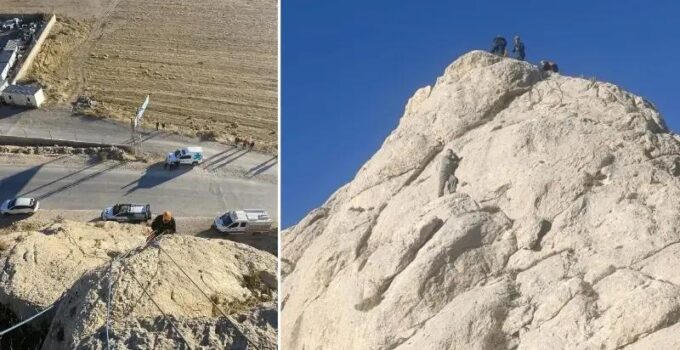 Kalecik Mahallesi Kayalıklarında Mahsur Kalan Şefik Bartin Kurtarıldı