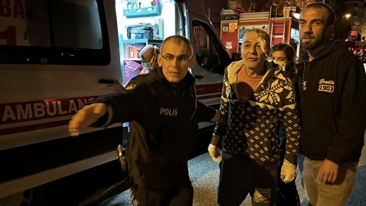 Karbük'te Giriş Katında Yangın ve Çıkan Olaylar