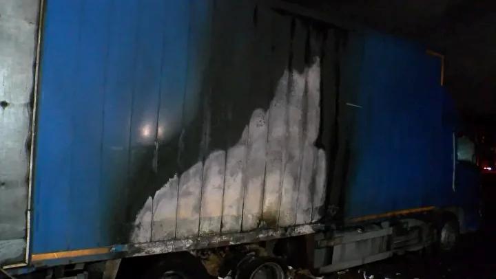 Kuzey Marmara Otoyolunda Kamyon Yangini Guvenlik Alarmi Verdi