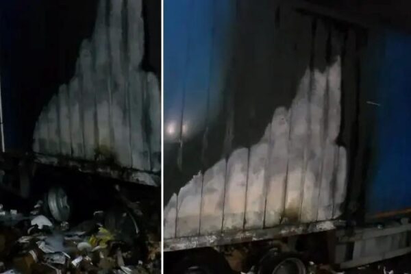 Kuzey Marmara Otoyolu’nda Kamyon Yangını Güvenlik Alarmı Verdi