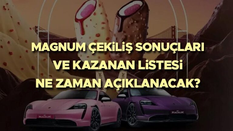 Magnum Cekilis Sonuclari ve Kazanan Listesi 2025 Guncel Bilgileri