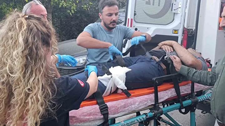 Olay yerine ulasan acil ekipler