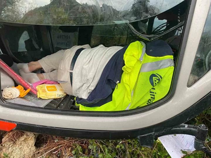 Manavgat8217ta Is Makinasi Kazasi Operator Yaralandi Kazanin Ardindan Baslatilan Inceleme