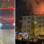 Merkezi Emek Mahallesinde Cati Yangini Kontrol Altina Alindi