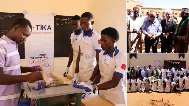 Nijer8217de Yetimler Icin Modern Marangozluk Atolyesi Acilisi