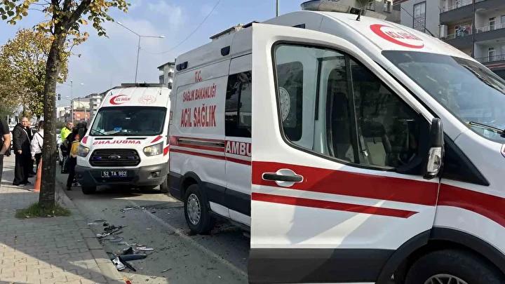 Orduda Trafik Kazasi Minibus ve Cip Carpisti Cok Sayida Yarali Var